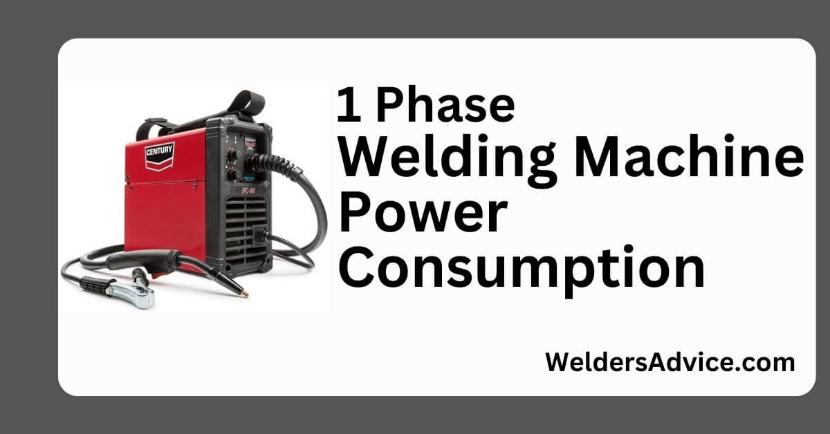 1 Phase Welding Machine Power Consumption