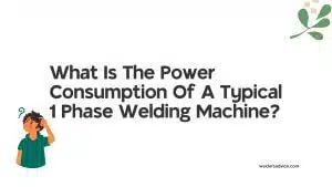 1 Phase Welding Machine Power Consumption