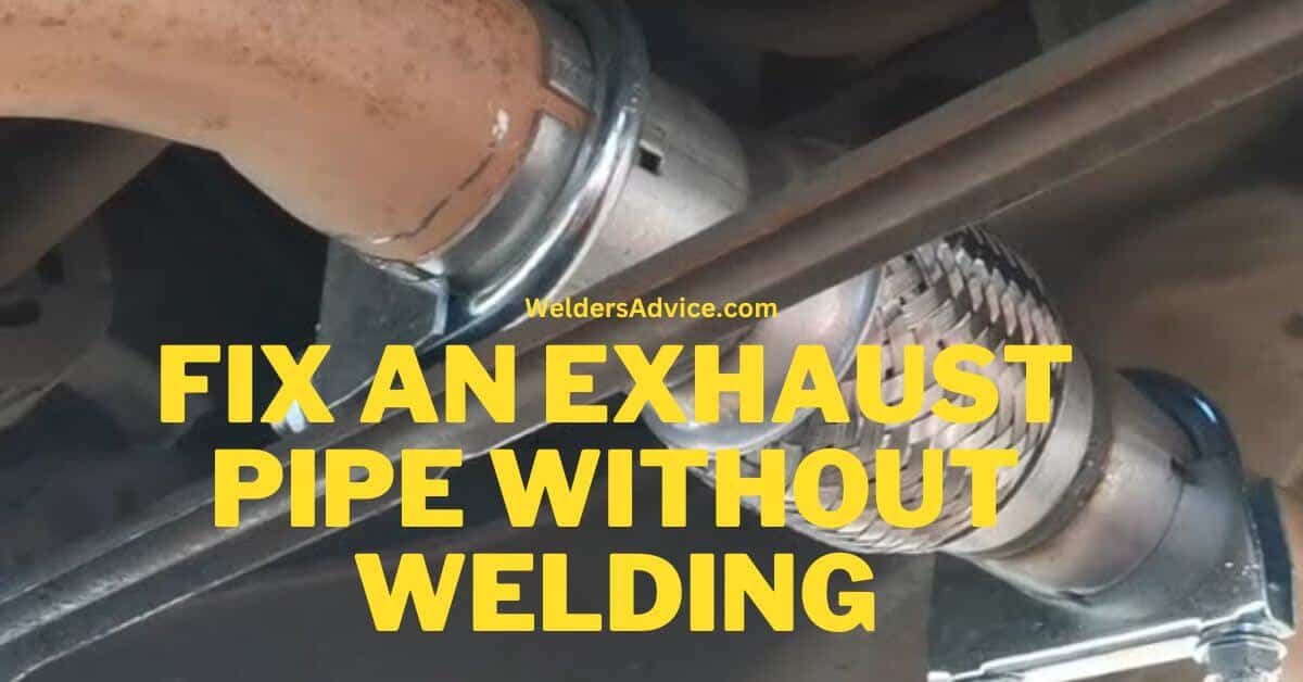 Fix An Exhaust Pipe Without Welding;