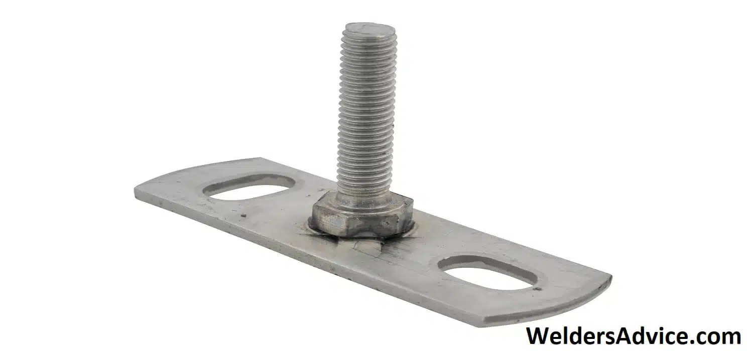 Braze Weld Bolt to a Plate